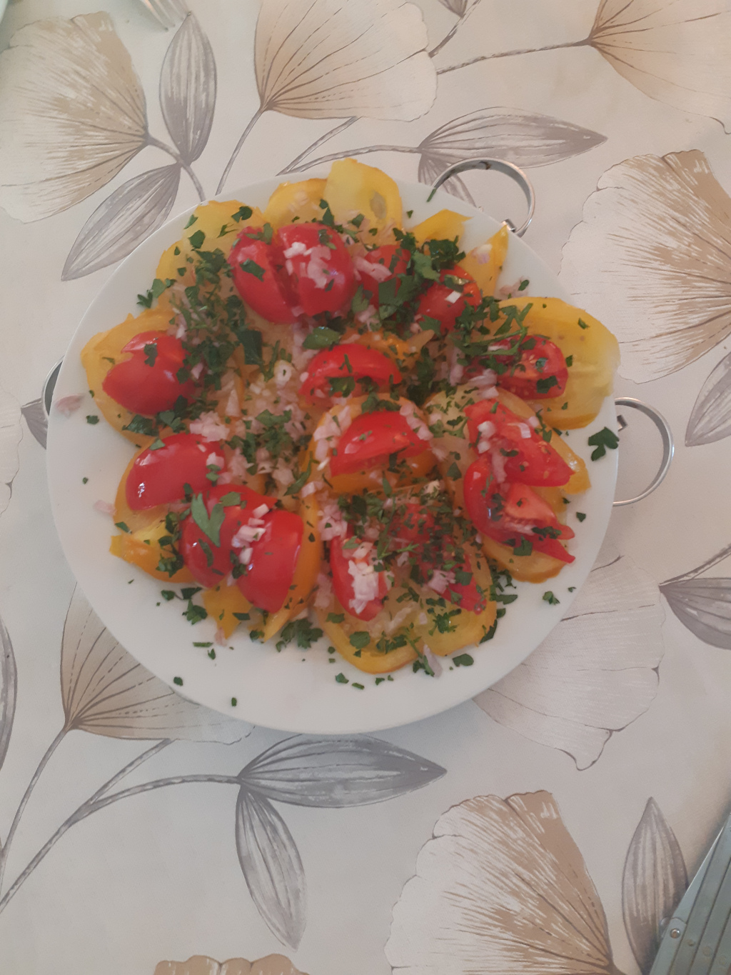 Salade de tomates anciennes
